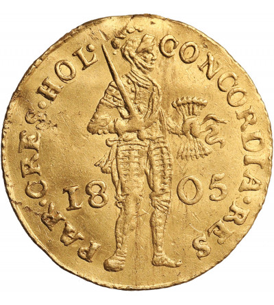 Netherlands, Batavian Republic. Holland. Ducat (Gouden Dukaat) 1805, Dordrecht