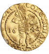Niderlandy, Prowincja Utrecht (1581-1795). Dukat (Gouden Dukaat), 1645 / 43, Utrecht