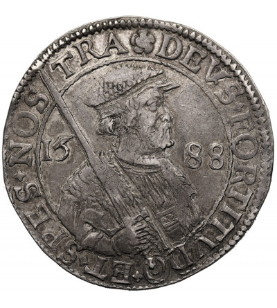 Niderlandy, Prowincja Zachodnia Fryzja, 1581-1795. Rijksdaalder 1588, Hoorn