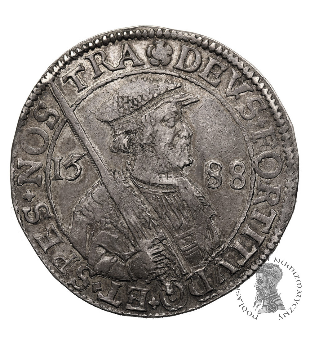 Niderlandy, Prowincja Zachodnia Fryzja, 1581-1795. Rijksdaalder 1588, Hoorn