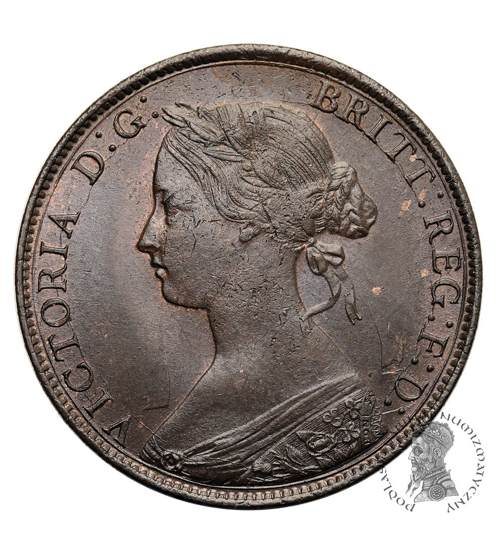 Wielka Brytania, Wiktoria (1837-1901). 1/2 pensa (1/2 Penny) 1861 Wielka Brytania, Wiktoria (1837-1901). 1/2 pensa (1/2 Penny) 1861