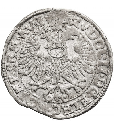 Netherlands, Overijssel. City Zwolle. Arendschelling / Adlerschilling (6 Stuiver), ND (1601), with name Rudolf II