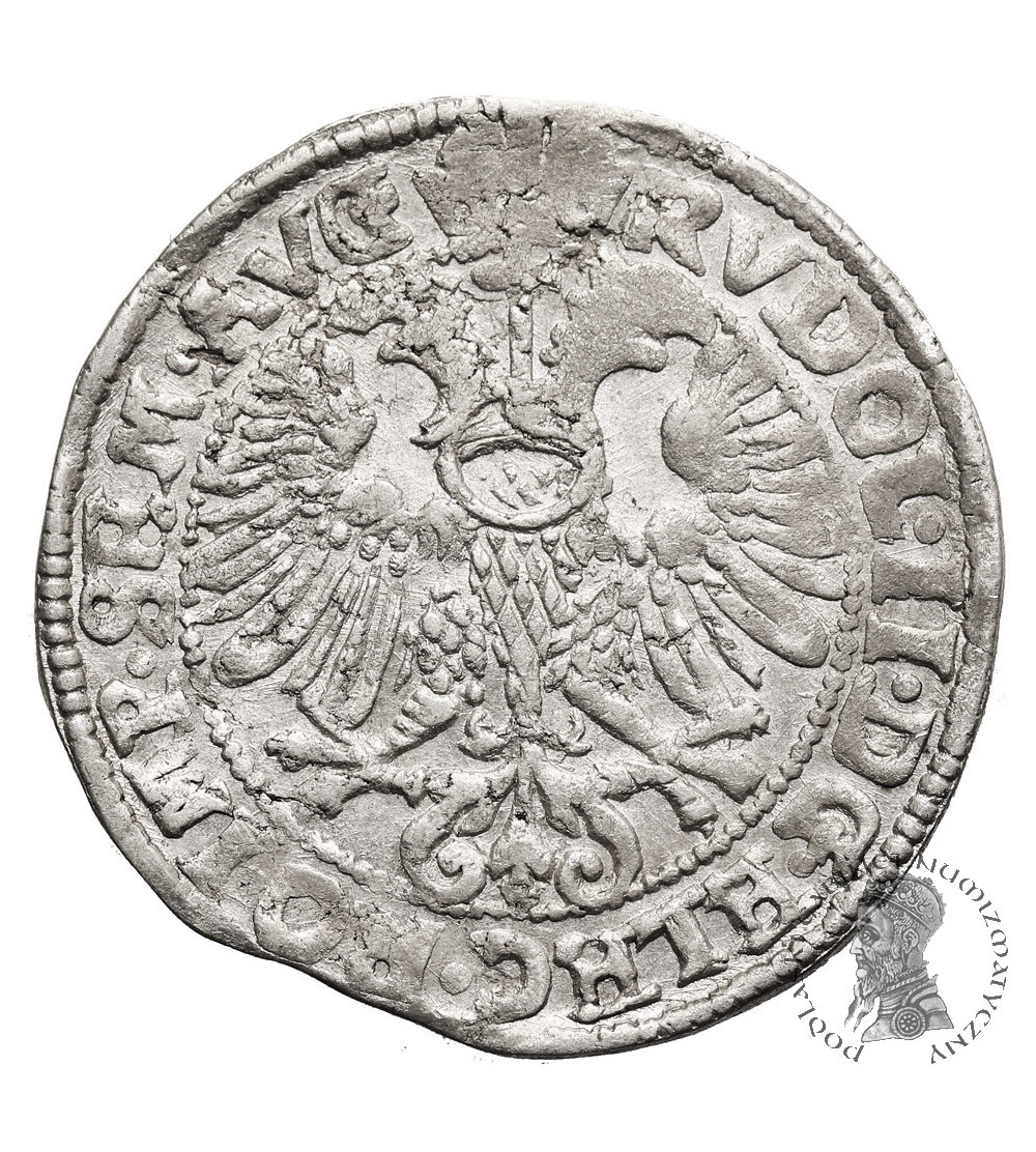 Niderlandy, Overijssel. Miasto Zwolle. Arendschelling / Adlerschilling, (6 Stiuver) bez daty (ok. 1601), w tytulaturą Rudolfa II Niderlandy, Overijssel. Miasto Zwolle. Arendschelling / Adlerschilling, (6 Stiuver) bez daty (ok. 1601), w tytulaturą Rudolfa II