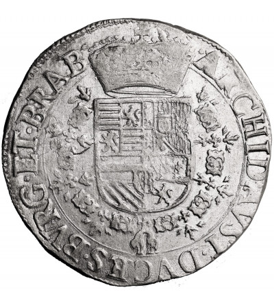 Niderlandy Hiszpańskie, Brabancja (Belgia). Albert i Izabela 1598-1621. Talar (Patagon) bez daty, Antwerpia