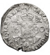 Spanisch Netherlands, Flandres (Belgium). Carol II, 1665-1700. Thalar (Patagon) 1680, Brügge