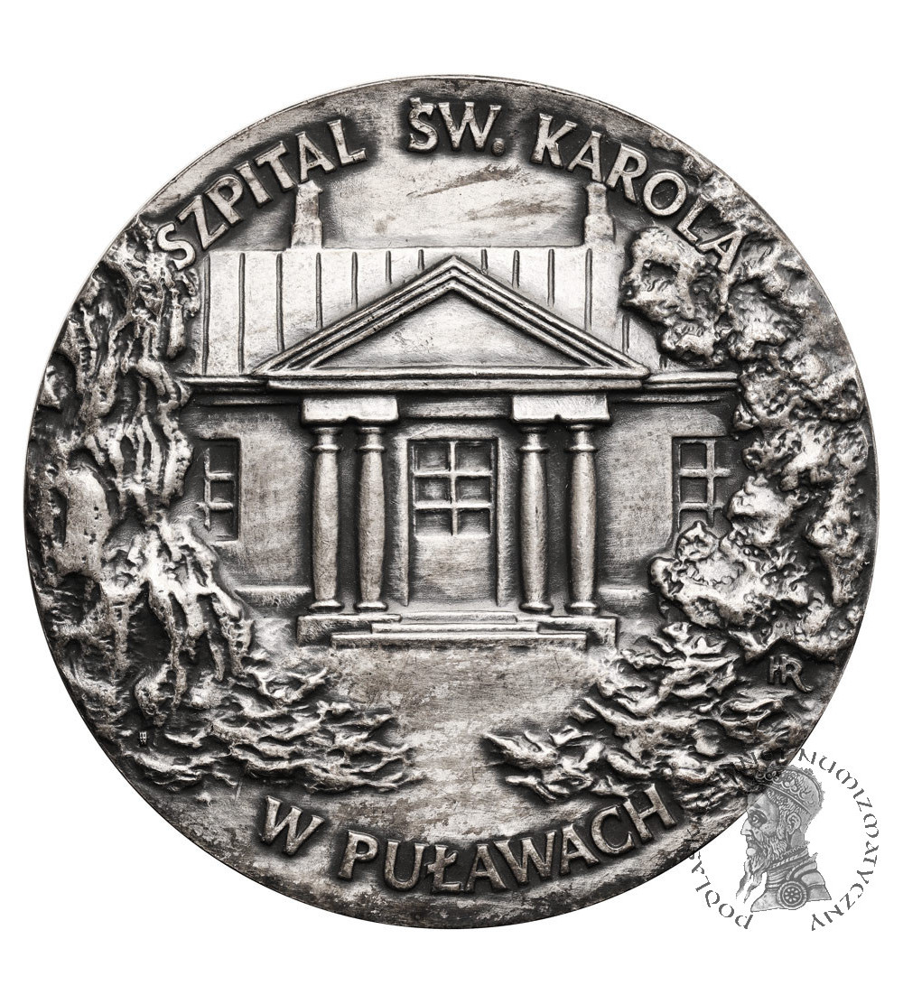 Polska, PRL (1952-1989). Medal 1989, Szpital Św. Karola w Puławach Polska, PRL (1952-1989). Medal 1989, Szpital Św. Karola w Puławach