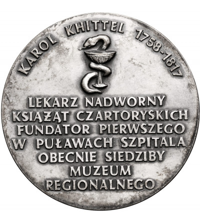 Polska, PRL (1952-1989). Medal 1989, Szpital Św. Karola w Puławach