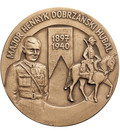 Poland, PRL (1952-1989). Medal 1989, Major Henryk Dobrzanski Hubal 1897-1940