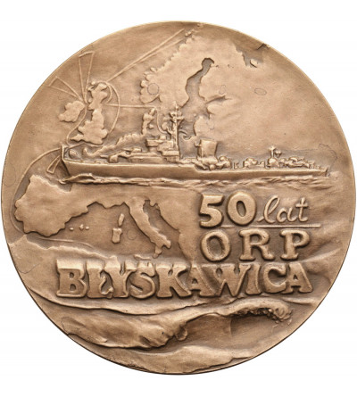 Poland, PRL (1952-1989). Medal 1987, 50 Years of ORP Błyskawica