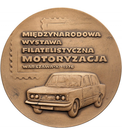 Poland, PRL (1952-1989). Medal 1976, International Philatelic Exhibition ‘Motoryzacja’ (Motorisation)