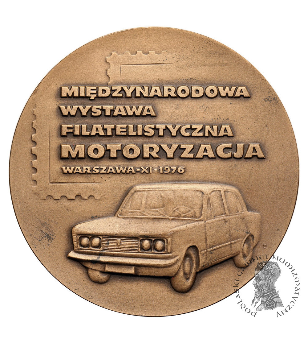 Poland, PRL (1952-1989). Medal 1976, International Philatelic Exhibition ‘Motoryzacja’ (Motorisation)