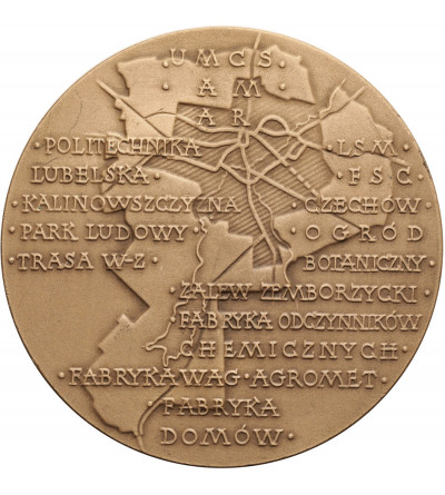 Poland, PRL (1952–1989). Medal 1979, XXXV Years of Dynamic Development of Lublin