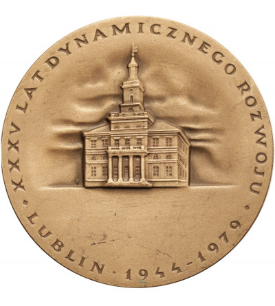 Poland, PRL (1952–1989). Medal 1979, XXXV Years of Dynamic Development of Lublin