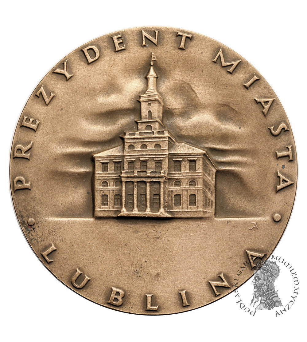 Poland, People's Republic of Poland (1952-1989). Medal 1984, Mayor of Lublin, Oldest City Seal
