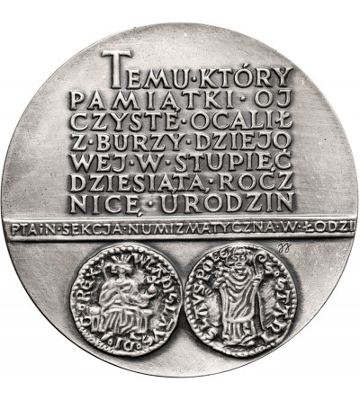 Poland, PRL (1952–1989). Medal 1978, 150th Anniversary of the Birth of Emeryk Hutten-Czapski