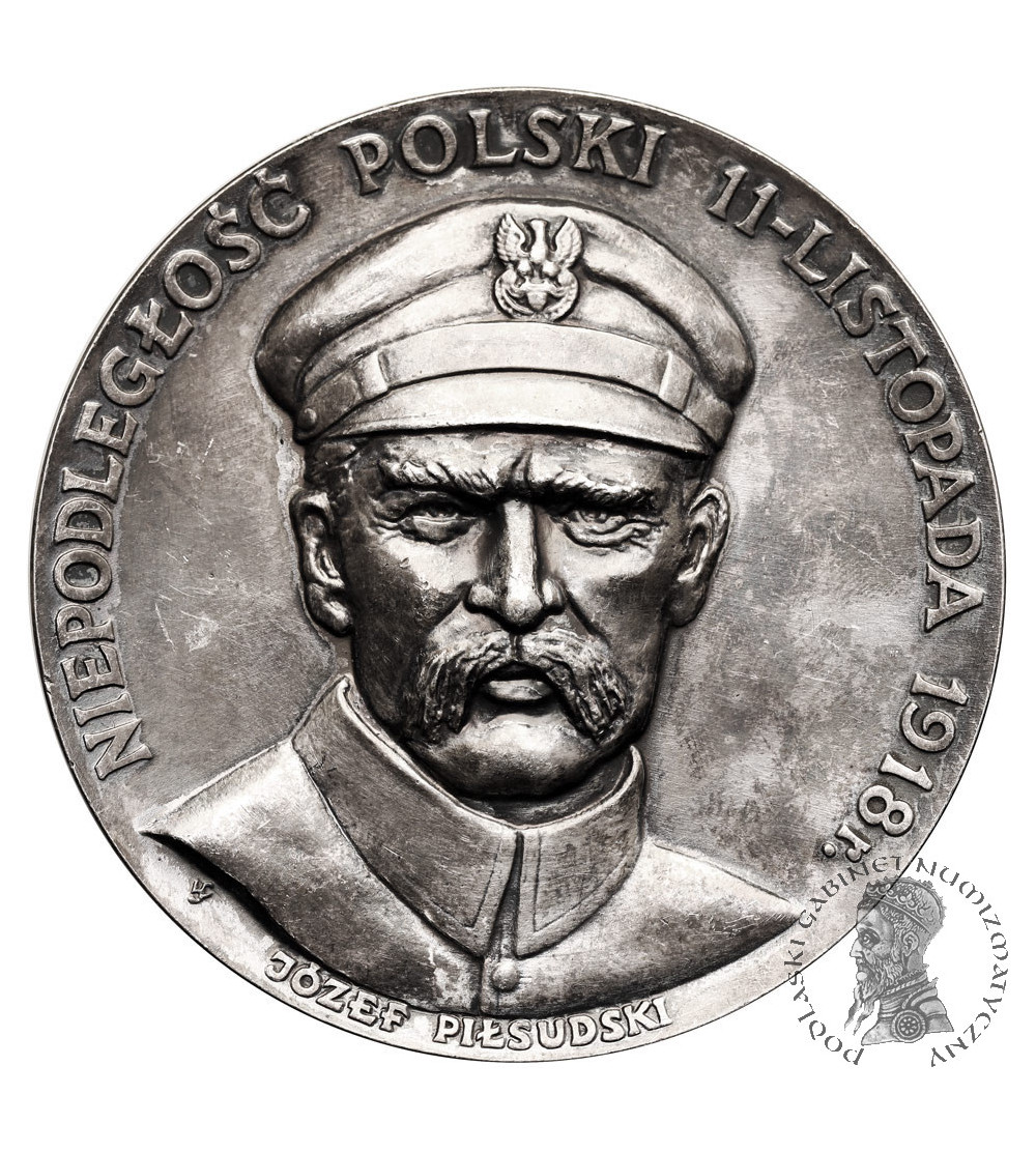Poland, PRL (1952-1989). Medal 1984, Polish Independence November 11, 1918, Jozef Pilsudski, Polish Legions 1914 Poland, PRL (1952-1989). Medal 1984, Polish Independence November 11, 1918, Jozef Pilsudski, Polish Legions 1914