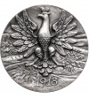 Poland, PRL (1952–1989). Medal Jozef Pilsudski Head of State 1918, 1986