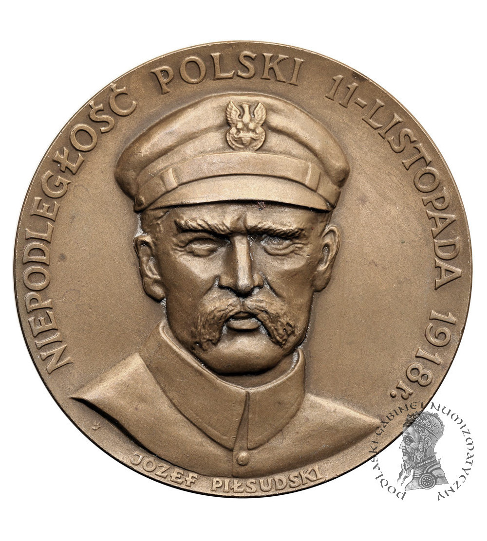 Poland, PRL (1952-1989). Medal 1984, Polish Independence November 11, 1918, Jozef Pilsudski, Polish Legions 1914 Poland, PRL (1952-1989). Medal 1984, Polish Independence November 11, 1918, Jozef Pilsudski, Polish Legions 1914