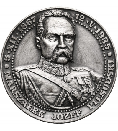 Polska, PRL (1952-1989). Medal 1988, Marszałek Józef Piłsudski, Odzyskanie Niepodległości 11 listopada 1918, T.W.O.
