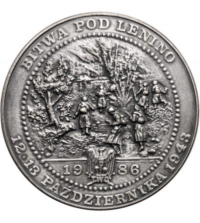 Poland, PRL (1952-1989). Medal 1986, General Zygmunt Berling, Battle of Lenino 1943, T.W.O.
