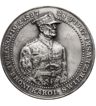 Poland, PRL (1952-1989). Medal 1987, General Karol Świerczewski, T.W.O.