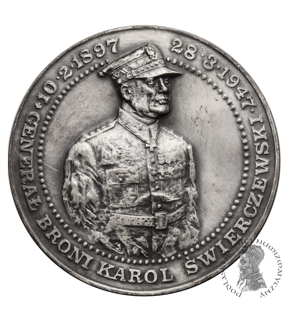 Poland, PRL (1952-1989). Medal 1987, General Karol Świerczewski, T.W.O. Poland, PRL (1952-1989). Medal 1987, General Karol Świerczewski, T.W.O.
