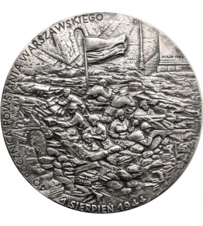 Polska, PRL (1952–1989). Medal 1984, 40 Rocznica Powstania Warszawskiego