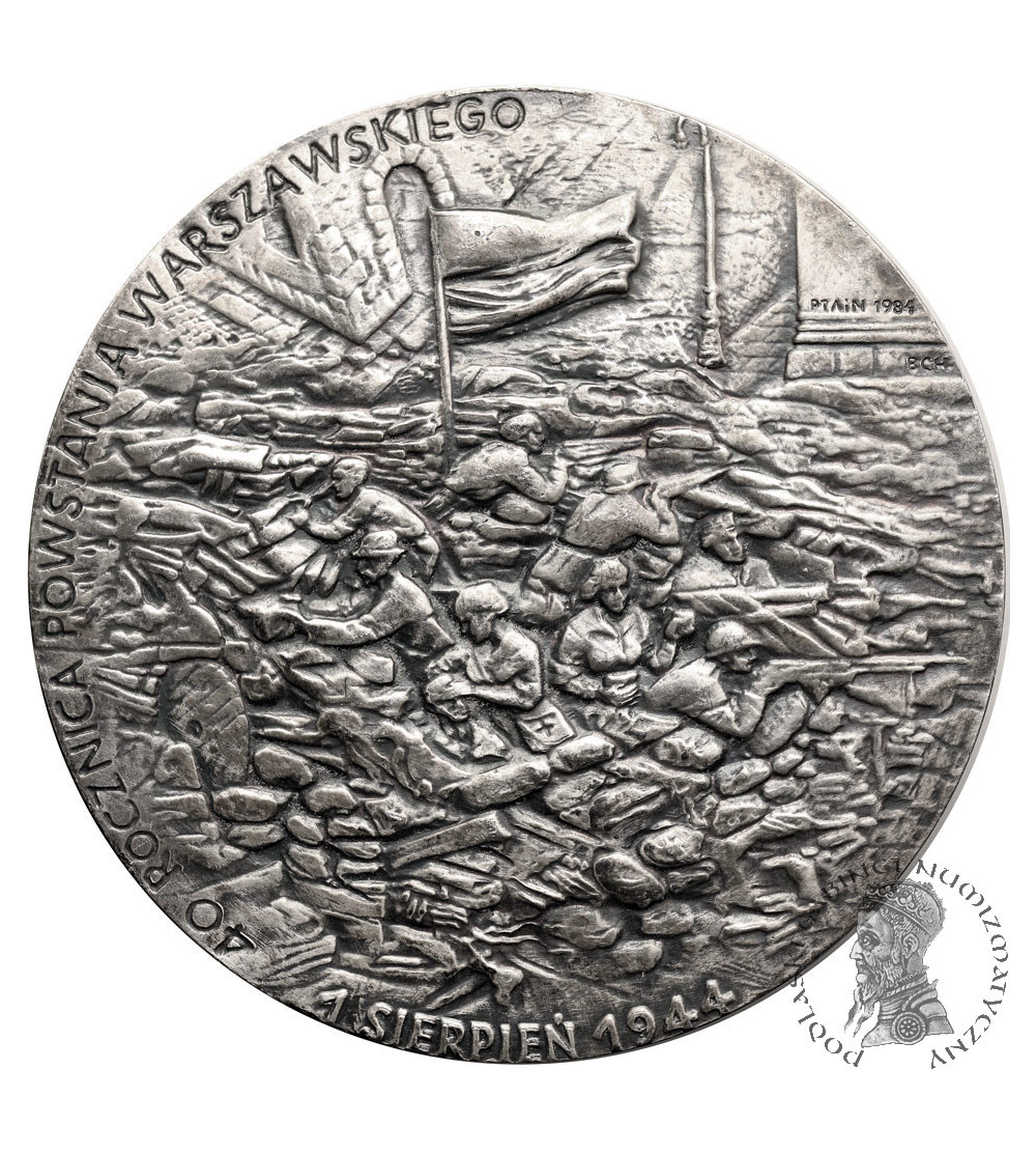 Poland, PRL (1952-1989). Medal 1984, 40th Anniversary of the Warsaw Uprising