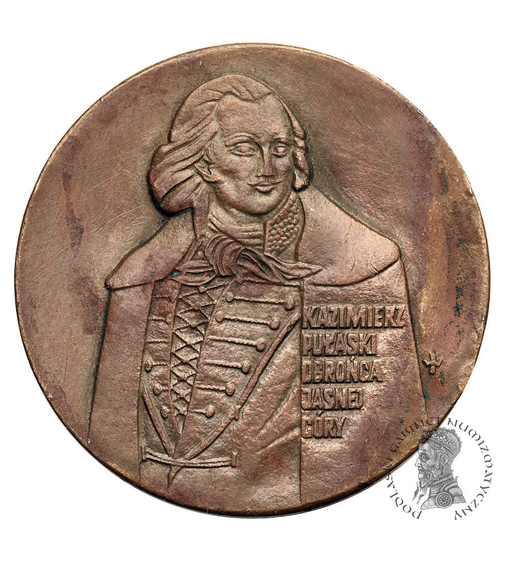 Poland, PRL (1952-1989). Medal 1981-1985, Kazimierz Pułaski, defender of Jasna Góra, Cross of the Bar Confederates Poland, PRL (1952-1989). Medal 1981-1985, Kazimierz Pułaski, defender of Jasna Góra, Cross of the Bar Confederates