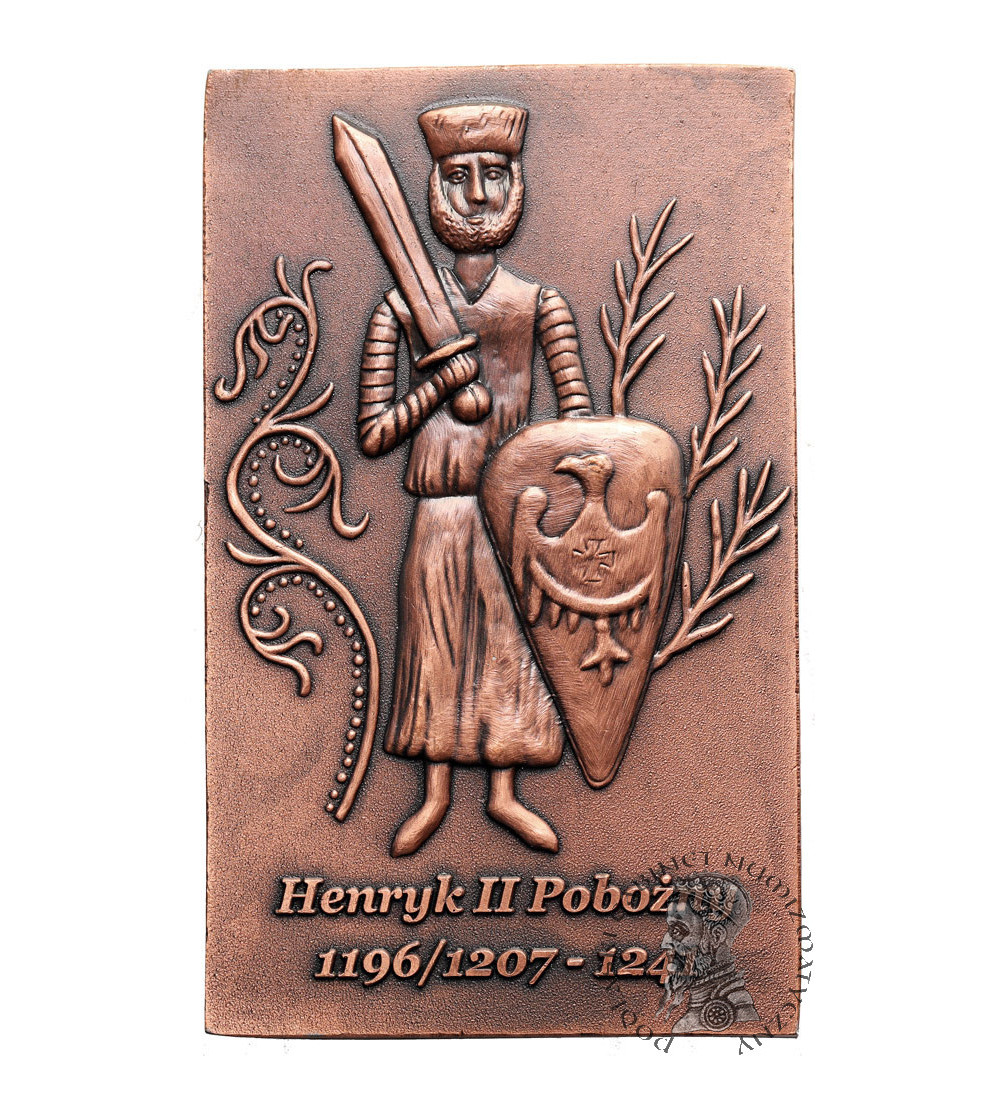 Poland. Plaquette 2019, 15th General Assembly of Delegates of the Polish Numismatic Society, Henry II the Pious Poland. Plaquette 2019, 15th General Assembly of Delegates of the Polish Numismatic Society, Henry II the Pious