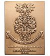 Poland. Plaquette 1990, Adamus Wenceslaus of the Piast Dynasty of Cieszyn, PTAiN Bielsko - Biała