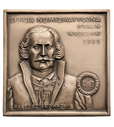 Poland, PRL (1952-1989). Medal 1988, Bartosz Głowacki, Panorama Racławicka, PTAiN Wrocław