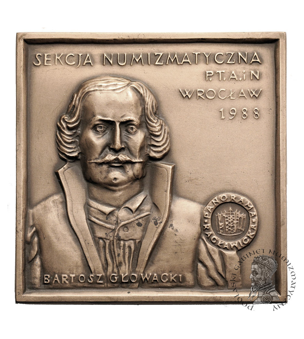 Poland, PRL (1952-1989). Medal 1988, Bartosz Głowacki, Panorama Racławicka, PTAiN Wrocław