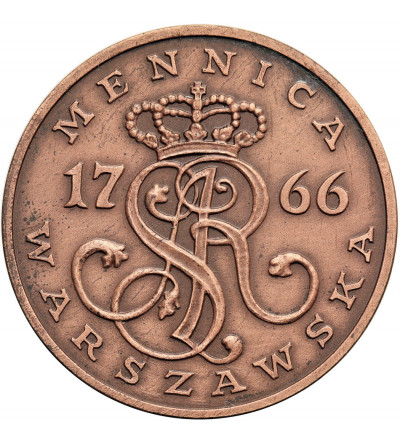 Poland. Medal of the Warsaw Mint 1766, commemorating the Monetary Reform of Stanisław August Poniatowski