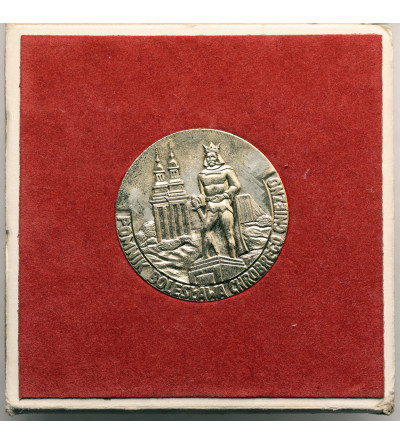 Polska, PRL (1952–1989). Medal 1985, Pomnik Bolesława Chrobrego, Gniezno
