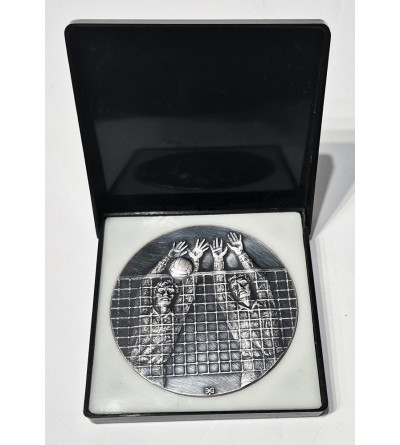 Polska. Medal 1990, MAZ - Mistrzostwa Armii Zaprzyjaźnionych w Siatkówce, Warszawa Polska. Medal 1990, MAZ - Mistrzostwa Armii Zaprzyjaźnionych w Siatkówce, Warszawa