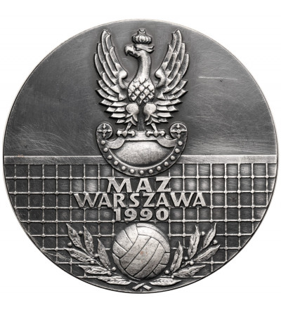 Poland. Medal 1990, MAZ - Friendship Army Volleyball Championships, Warsaw