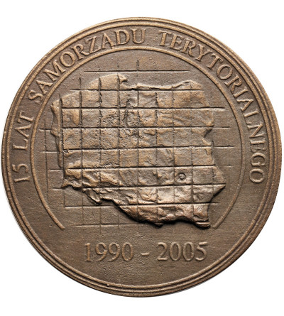 Poland. Medal 2005, 15 Years of Local Government, Town and Municipality of Ożarów