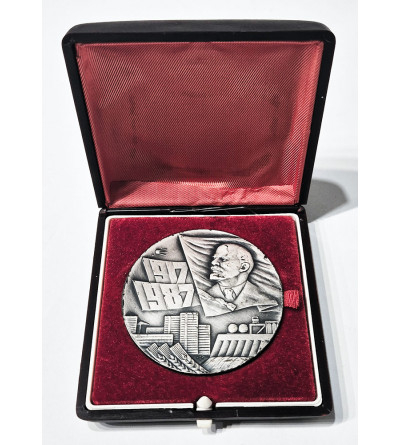Rosja (ZSRR). Medal 1987, 70 Lat Wielkiej Socjalistycznej Rewolucji Październikowej
