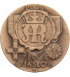 Polska, PRL (1952-1989). Medal 1985, Jasło 1365, ,,Zburzone nienawiścią, wydźwignięte pracą" Polska, PRL (1952-1989). Medal 1985, Jasło 1365, ,,Zburzone nienawiścią, wydźwignięte pracą"