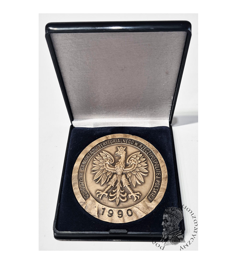 Polska. Medal 1990, Krajowy Sejmik Samorządu Terytorialnego Poznań Polska. Medal 1990, Krajowy Sejmik Samorządu Terytorialnego Poznań