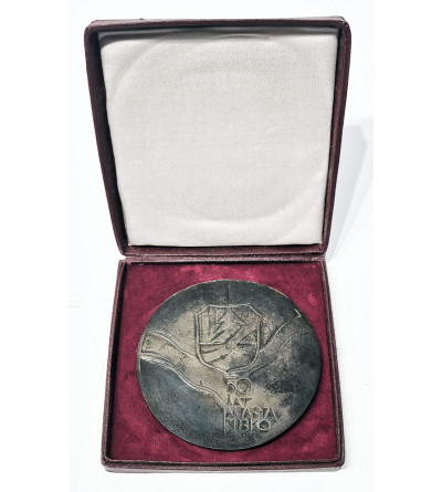 Polska, PRL (1952–1989). Okazały medal 1983, 50 Lat Miasta Nisko (województwo podkarpackie), 40 Lat PRL