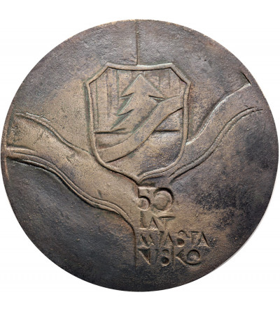 Poland, People's Republic of Poland (1952–1989). Impressive medal from 1983, 50 Years of the City of Nisko