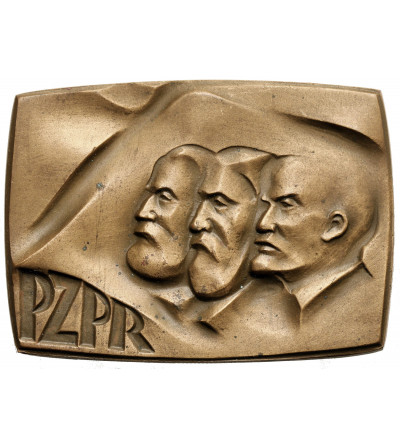 Poland. PZPR Medal for the Dissemination of the Ideology of Marxism and Leninism, Marx, Engels, Lenin