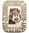 Poland. Uniface Medal for Merit in School Sports, Main Board, School Sports Association Poland. Uniface Medal for Merit in School Sports, Main Board, School Sports Association