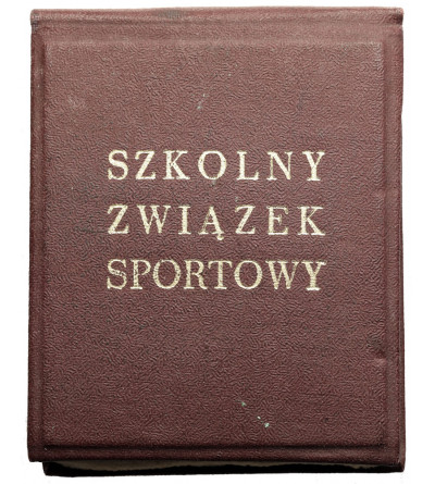 Polska. Medal jednostronny SZS Za Zasługi w Sporcie Szkolnym, Zarząd Główny, Szkolny Związek Sportowy
