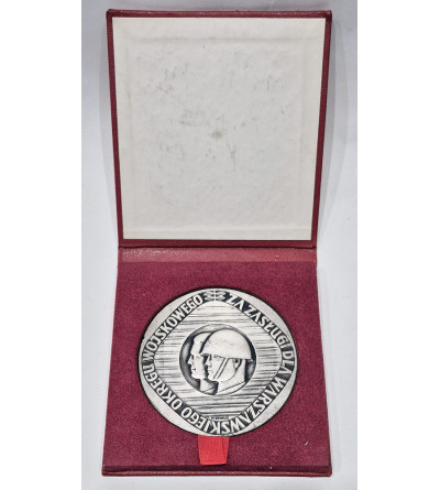 Polska, PRL (1952–1989), Warszawa. Medal 1970, Za Zasługi dla Warszawskiego Okręgu Wojskowego