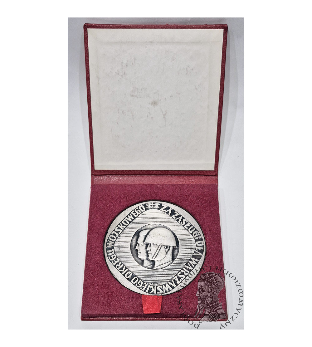 Polska, PRL (1952–1989), Warszawa. Medal 1970, Za Zasługi dla Warszawskiego Okręgu Wojskowego