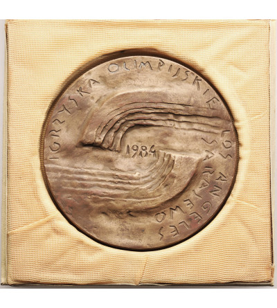Poland, People's Republic of Poland (1952-1989). Medal 1982, Olympic Games Los Angeles - Sarajevo 1984