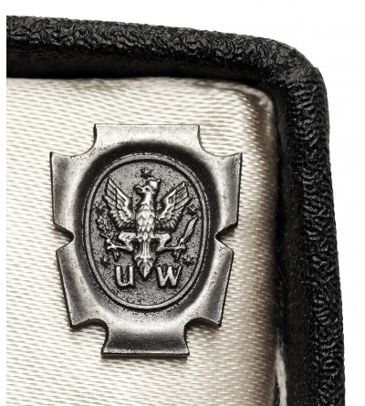 Poland, PRL (1952-1989). Medal 1958 + pin, 150th anniversary of the Faculty of Law at the University of Warsaw - RARE